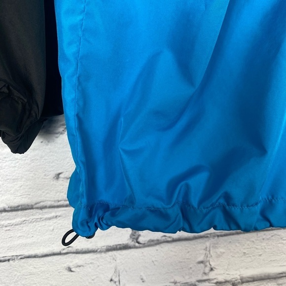 Elbowgrease Oversized Colorblock Y2K Pink & Blue Hooded Windbreaker size XL - Picture 3 of 7